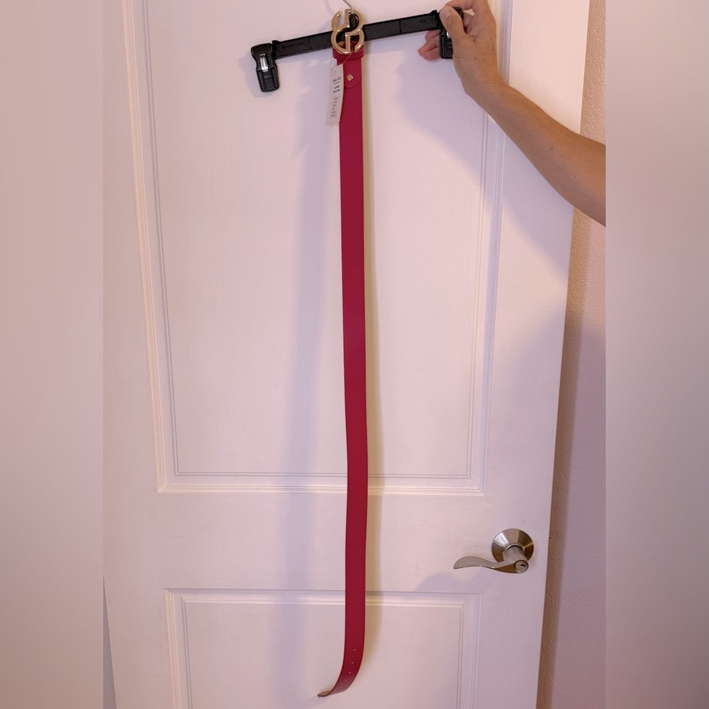 Hot pink belt